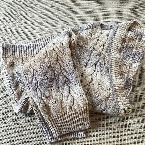 Ava & Viv cable net long cardigan sweater size 4X - Picture 8 of 10